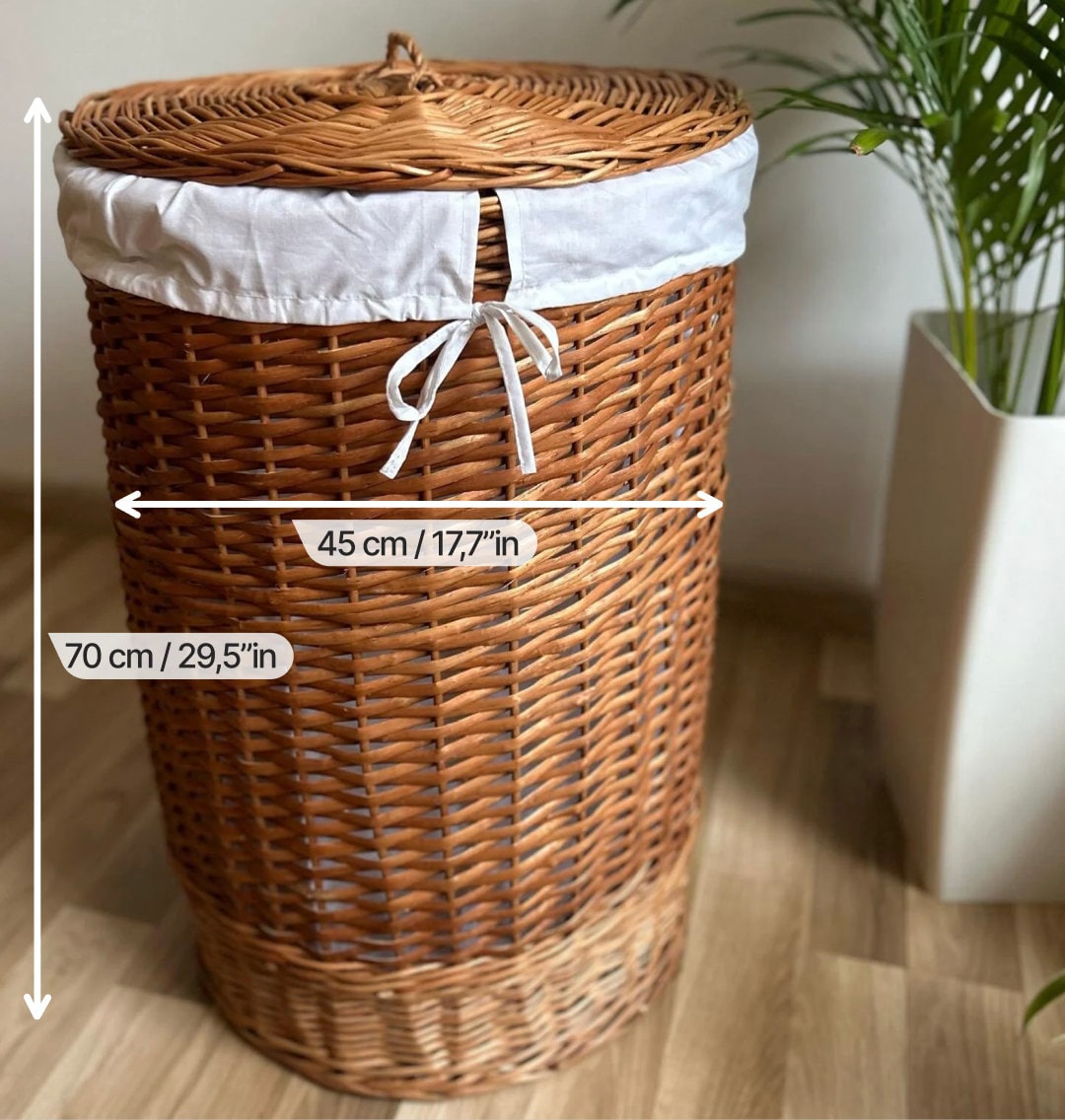 Cesto portabiancheria con coperchio a fessura rimovibile 40 litri 59,5