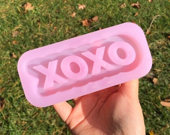 Front Letter Resin Shaker Mold Resin Craft Handmade Mold