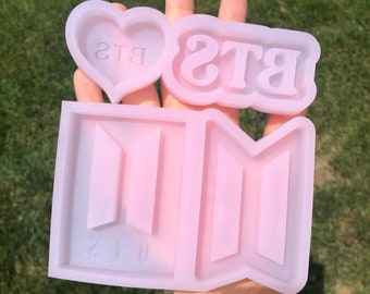BTS Silicone Resin Shaker Mold Charm K pop Music