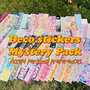 Stationary Deco Stickers Mystery Pack 100+ Variances grab bag