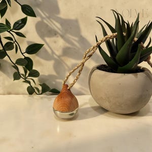 Velvet Rose Car Diffuser | Hanging Car Air Freshener | Wooden Diffuser | Rose Oud Saffron | Long Lasting Car Fragrance