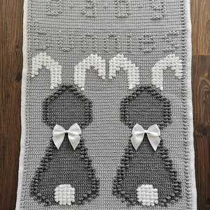 PATTERN - Crochet - Baby Bunnies Blanket