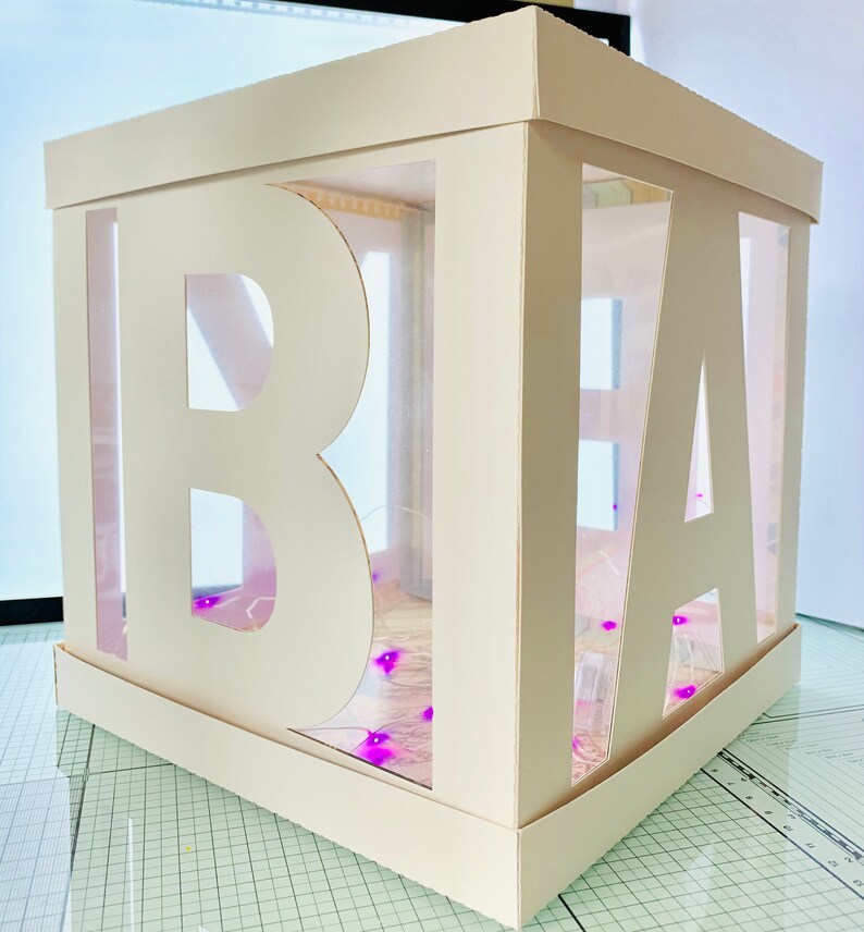 Download SVG file to make boxes spelling Baby for Scan n cut Cricut ...