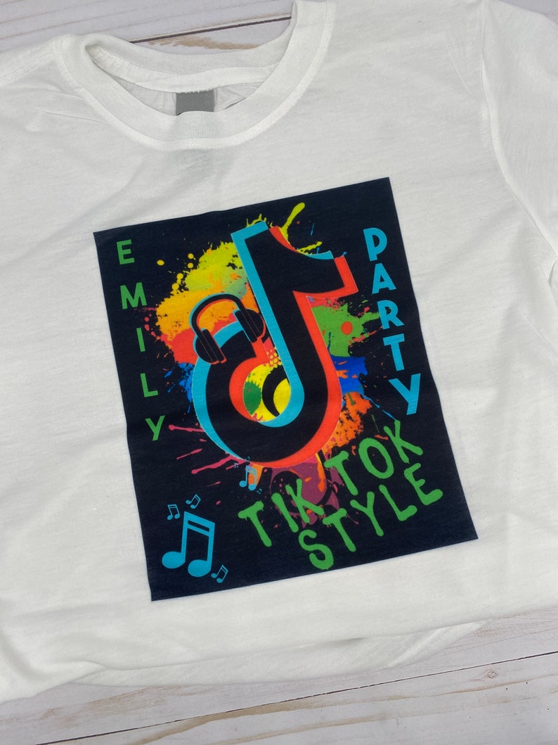 Personalized Birthday Shirt Tik Tok Birthday Shirt Kids Etsy