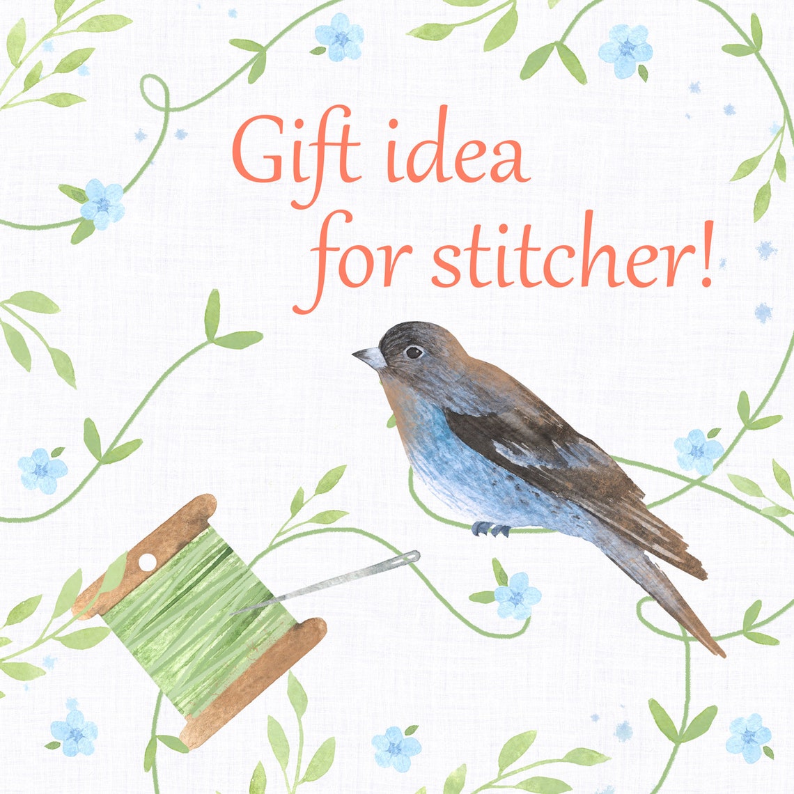 Cardboard Embroidery Floss Cat Bobbins Thread Keepers Etsy