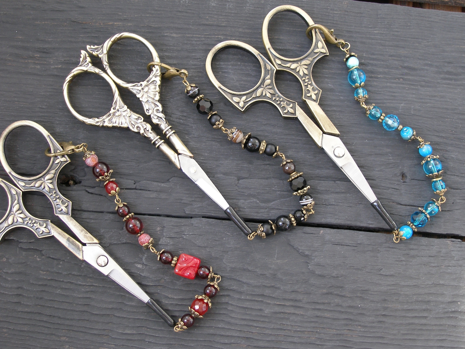 Scissors fob with silicone protector for scissors with Etsy