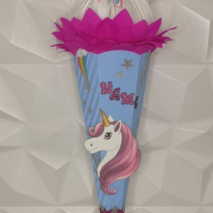 Schultüte Einhorn, Zuckertüte, Einhorn, Pegasus, Pferd, 4 versch. Modelle 08