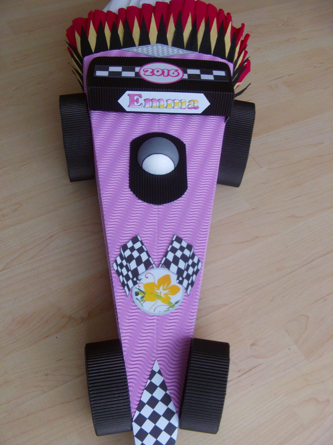 Bag Race Car Race Car Diy Kit Girl Etsy