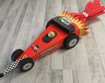 School cone racing car, Formula 1, racing car, CRAFT SET or finished school cone / 03