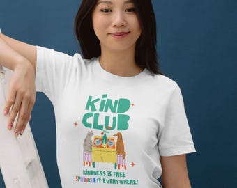 Kind Club T-Shirt: Childhood Cancer Awareness, Community Support Tee