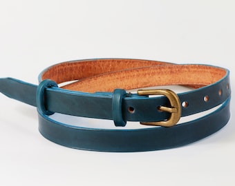 Vtg 80s/90s green, blue & gold layered statement belt with large brass‎ buckle VINTAGE 80s WIDE Metal Statement Belt - Brutalist Inspired  main image 4