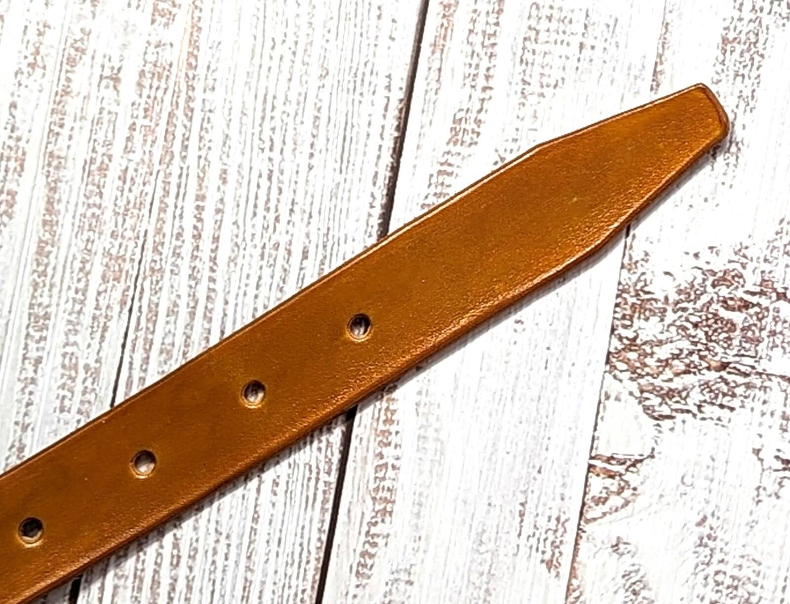 BeltMania STYLE F Sz 36 MUSTARD color Belt Genuine Leather Italy silver buckle LeAnn Belt - Light Gold Italian Leather Western Belt  main image 3
