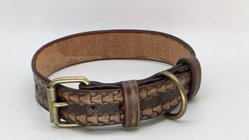 Personalized Leather Dog Collar: Custom Name, Handmade Collar, Gift for Pets image 9