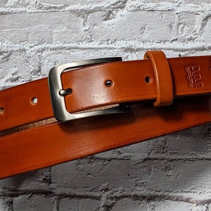 Custom Handmade Full Grain  Personalized gift for him, Engraved Handmade  Belt, Genuine Leather Man Belt, Anniversary Gift Width 1 1/4