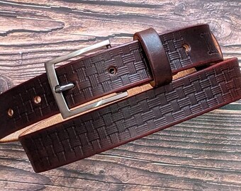 Custom Engraved Handmade,Leather Name Belt,Personalized Leather Belt,Tooled Leather Belt with Name and Initials