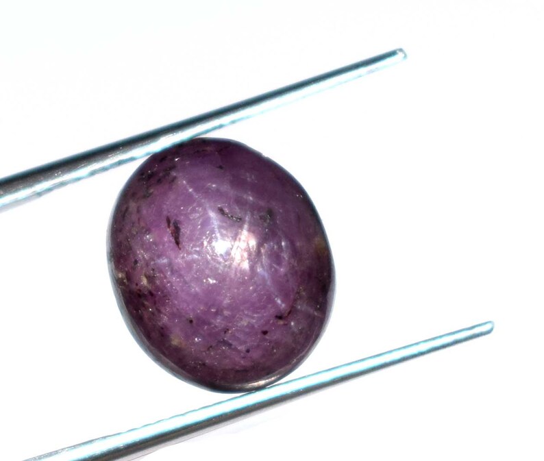 Loose Gemstone Red Star Ruby 6 Rays 9.40 Carat Natural Untreated Oval Certified B8970