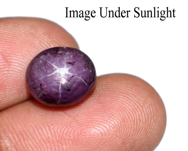 Loose Gemstone Red Star Ruby 6 Rays 9.40 Carat Natural Untreated Oval Certified B8970
