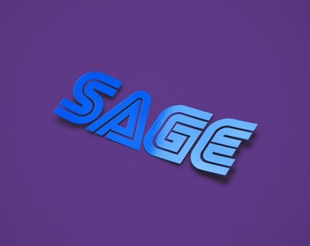 SAGE Sega Parody Vinyl Sticker Die-cut decal