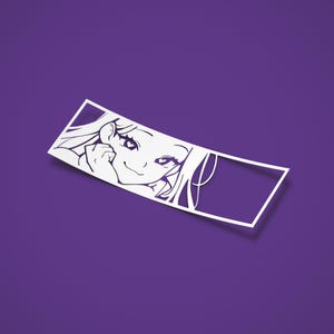 Eyes for You // ハートの目、スラップスタイルビニールステッカーダイカットデカールかわいいアニメ