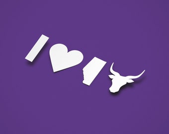 I Love Alberta Beef, 'Berta Angus Car Decal Vinyl Sticker AAA Sirloin Meat