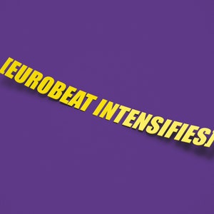 Eurobeat Intensifies, Drifting Street Racing Car Decal Vinyl Sticker Japanese JDM English Subtitles