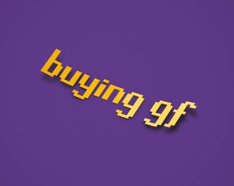 Buying GF Runescape meme Vinyl Sticker Die-cut decal