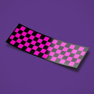 Missing Texture Pink/Black Checker Pattern Vinyl Sticker Die-cut decal