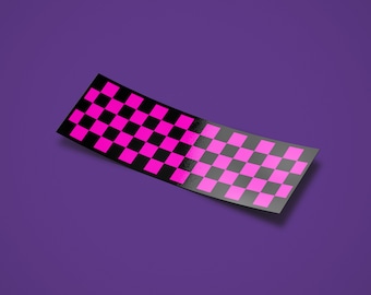 Missing Texture Pink/Black Checker Pattern Vinyl Sticker Die-cut decal
