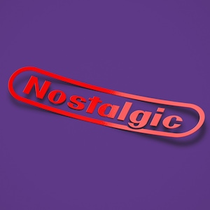 Pegatina troquelada de vinilo de videojuego retro icónico nostálgico