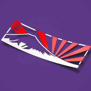 At Sundown, MtFuji Defined Club Vinyl Sticker Die-cut decal JDM Touge