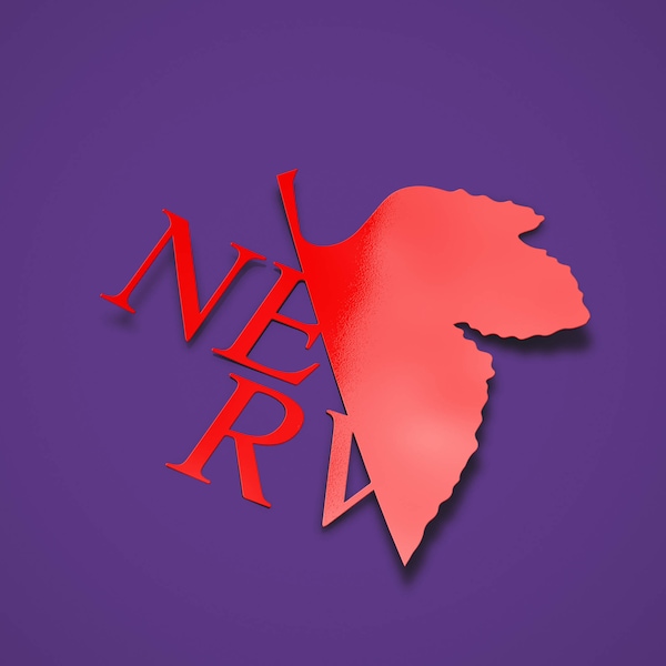 Logotipo de NERV Neon Genesis Evangelion Shinji Ikari Vinilo adhesivo troquelado