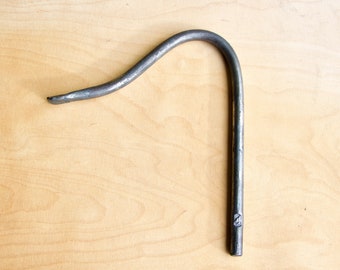 Hållfasthet 12 mm-set, handsmidd – arbetsbänkklämma för träbearbetning – svanhalsskruvstäd – 2 delar