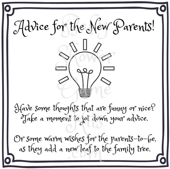 Advice for new parents funny discount