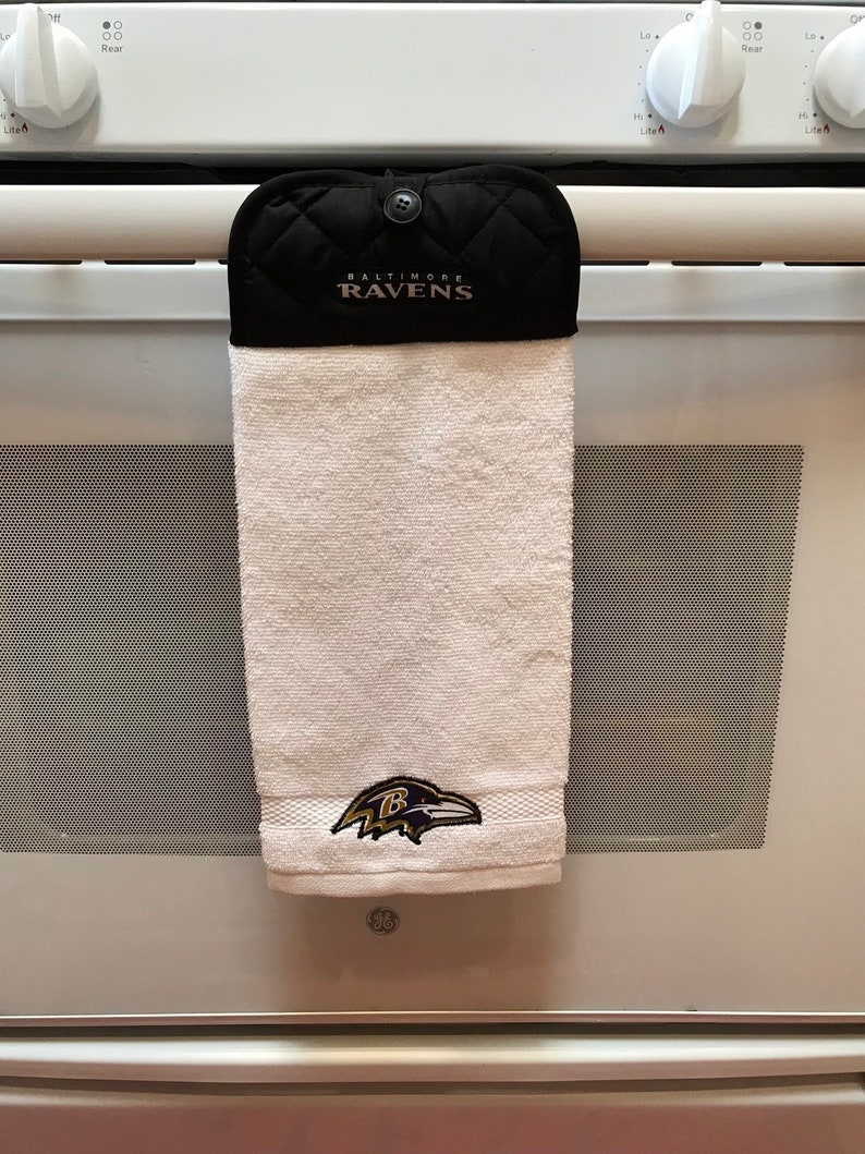 Sport team Baltimore Ravens Kitchen handing Towels Father Etsy