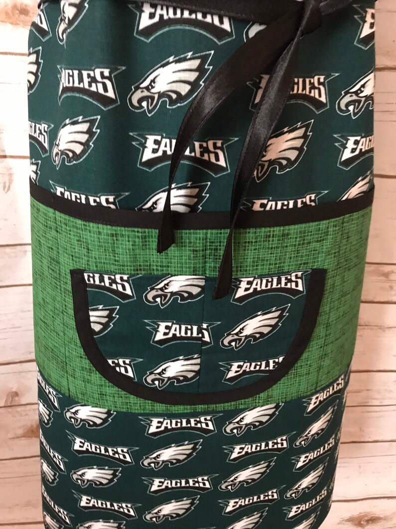 gift handmade aprons cotton fabric birthday gift apron Unisex Sport team adult Aprons Eagles sport team unisex apron