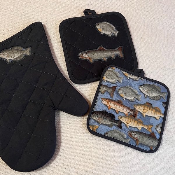 Fish Pot Holders Etsy