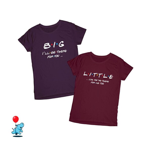 Big Little Shirts Friends Tv Series Big Little Gift Big Little Etsy