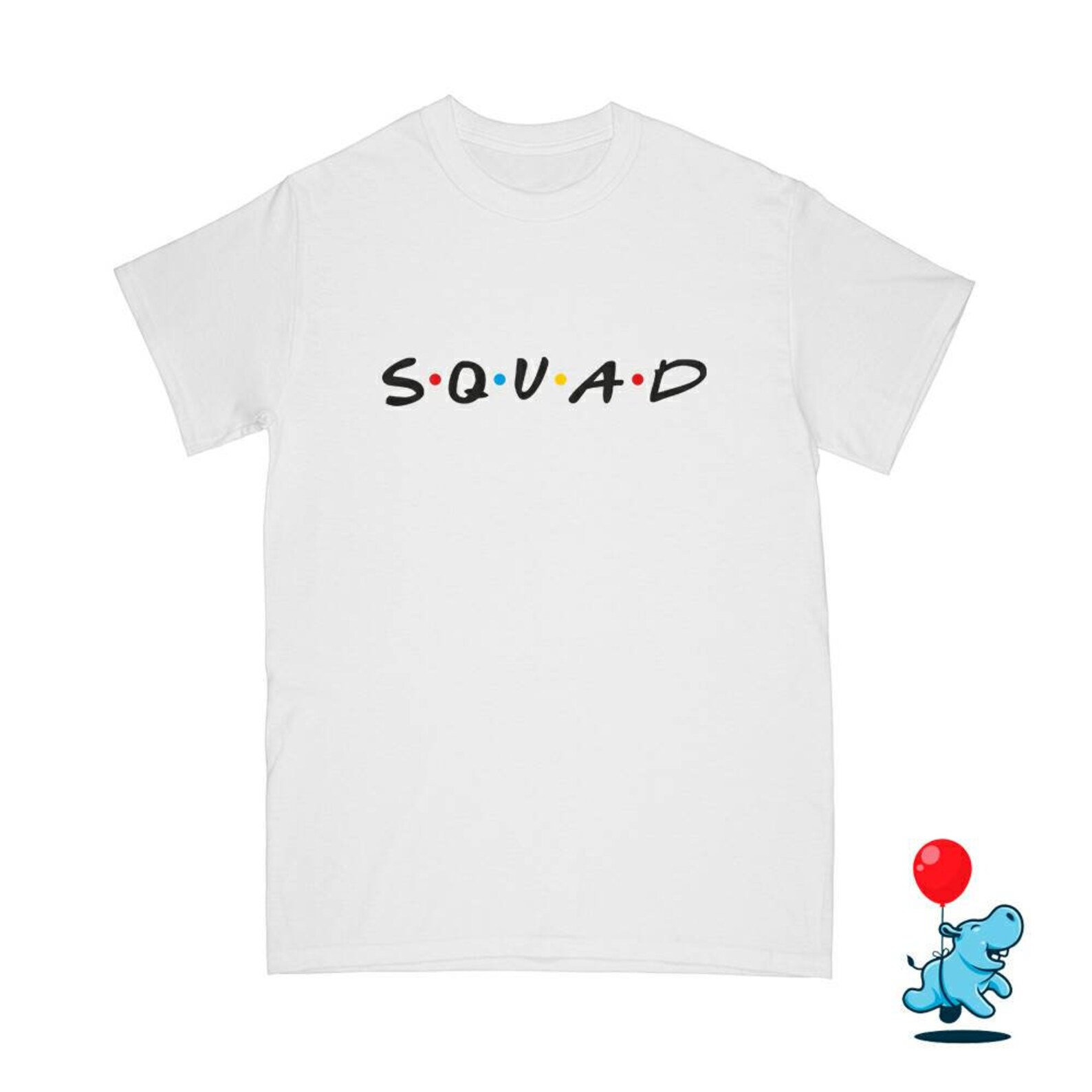 Squad Tshirt Squad Shirt Friends Friends Style Shirt Friends Etsy