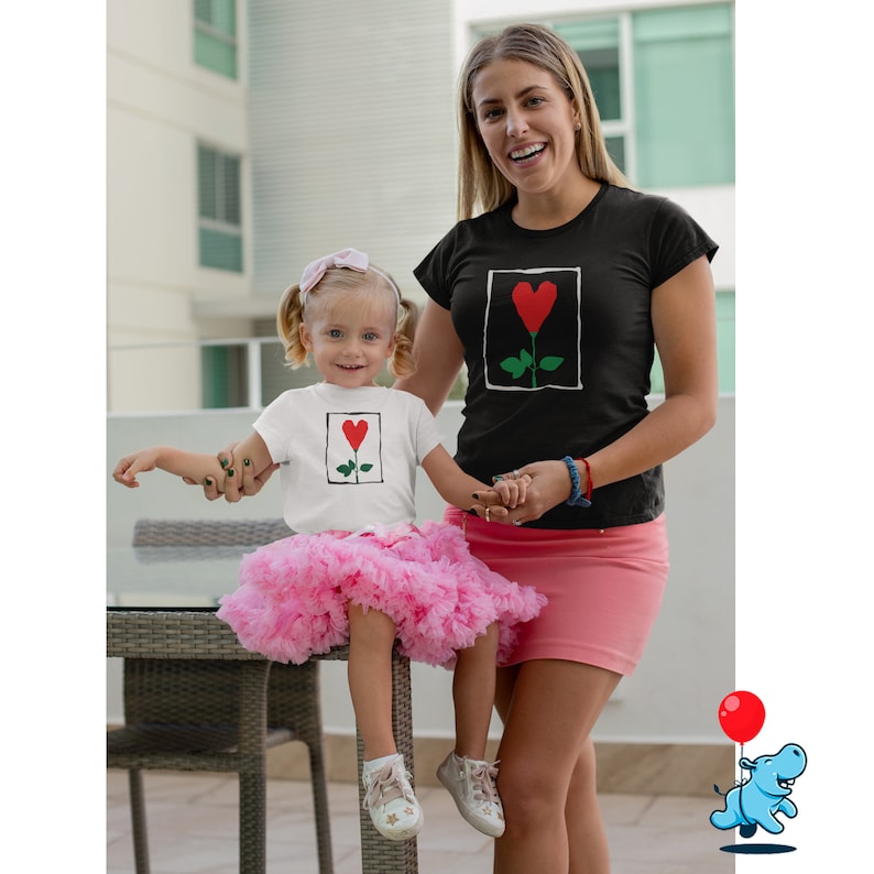 Heart flower friends tshirt Rachel green shirt rachel shirt Etsy