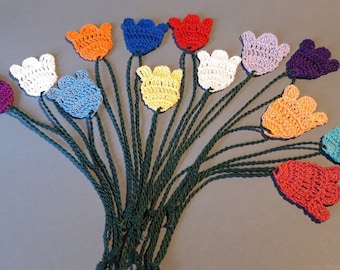 TULIP Bookmark Crochet Tutorial