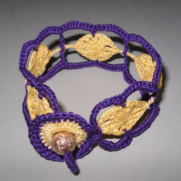 Tutoriel de crochet Bracelet, Collier de pied