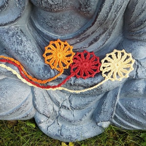 Tutoriel de crochet Marque-page FLEUR, SOLEIL image 3