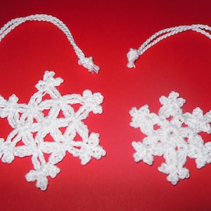 2 haakpatronen SNEEUWVLOKKEN