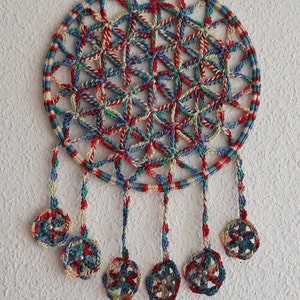 Crochet tutorial FLOWER OF LIFE Dreamcatcher image 2