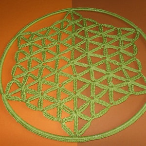 FLOWER OF LIFE Crochet tutorial Dreamcatcher image 4