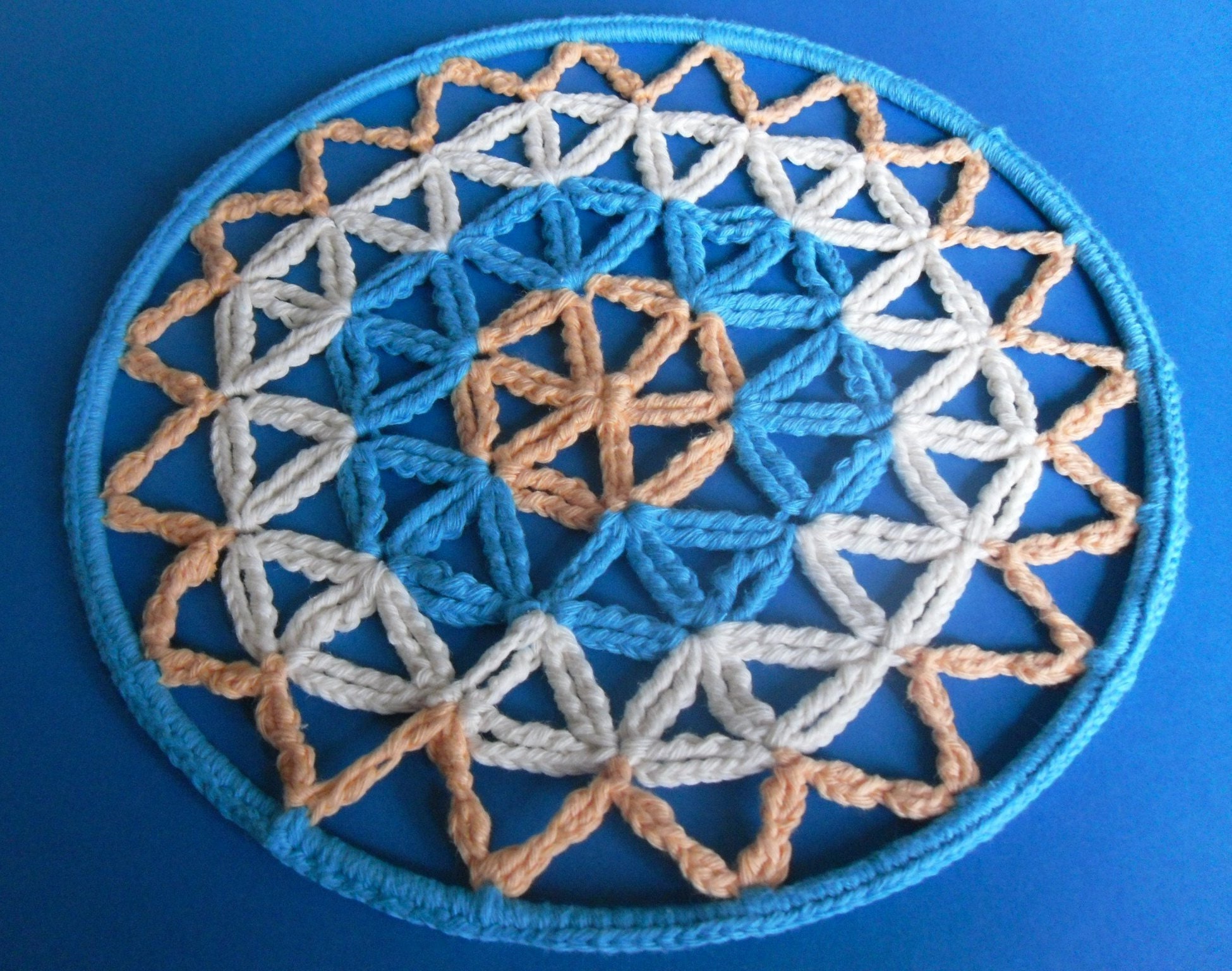 Häkelanleitung Fensterbild BLUME DES LEBENS - Etsy.de