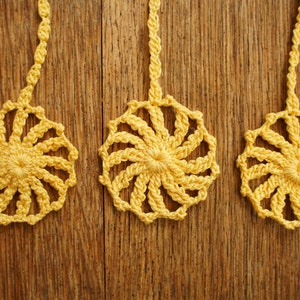 Tutoriel de crochet Marque-page FLEUR, SOLEIL image 10