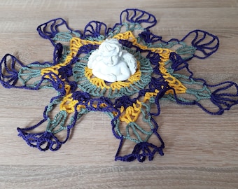 FLEUR DE VIE Tutoriel Napperon au crochet