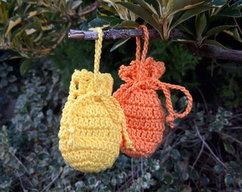 Crochet Tutorial Key chain bag