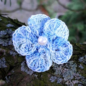 3 Häkelanleitungen Broschen